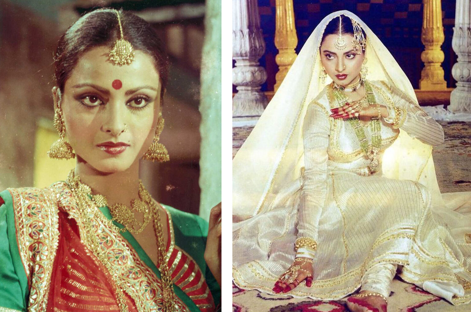 Bollywood Icon Rekha S Most Memorable On Screen Beauty Moments Beauty And Style Edit The